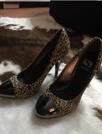 Sacha Pumps met Luipaardprint, Kleding | Dames, Pumps, Bruin, Ophalen of Verzenden, Zo goed als nieuw