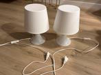 Witte kunstoflampjes ikea 2 stuks, Huis en Inrichting, Verzenden, Zo goed als nieuw, Minder dan 50 cm