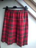 Rok schotse ruit rood maat 36-38, Kleding | Dames, Rokken, Zo goed als nieuw, Knielengte, Maat 36 (S), Rood