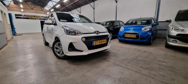 Hyundai i10 1.0i 66pk 2019 Garantie Nap, Auto's, Hyundai, Bedrijf, Te koop, i10, ABS, Adaptieve lichten, Airbags, Airconditioning