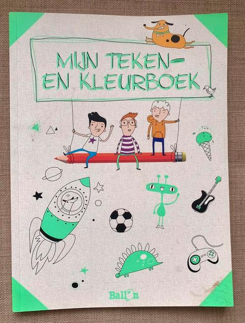 Mijn teken- en kleurboek, niet gebruikt, zo goed als nieuw, Hobby en Vrije tijd, Knutselen, Zo goed als nieuw, Overige typen, Ophalen of Verzenden