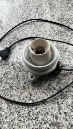 Fitting van porselein sokkel vintage, Ophalen of Verzenden