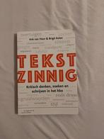 Tekstzinnig: Kritisch denken, zoeken en schrijven in het hbo, Boeken, Nieuw, Ophalen of Verzenden, HBO, Ank van Heur & Brigit Kolen