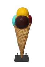 Schepijs 175 cm - polyester ijshoorn verrijdbaar onderstel, Ophalen, HorecaBeelden, Overige typen, Nieuw