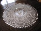 Cake stand cristal Val St Lambert model Hambourg 1913, Antiek en Kunst, Antiek | Glas en Kristal, Verzenden
