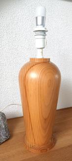 Houten vintage lampenvoet (Scandinavisch  design 70 '/er, Gebruikt, Hout, Ophalen of Verzenden, Vintage design/minimalistisch /duurzaam