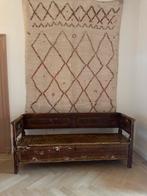 Vintage Houten Klepbank met Opbergruimte, Ophalen of Verzenden