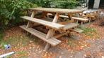 Picknicktafels, Ophalen, Gebruikt, Rechthoekig, Hout