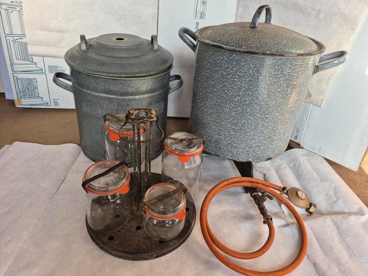 Complete Weck Set - Inmaken, Antiek en Kunst, Antiek | Keukenbenodigdheden, Ophalen