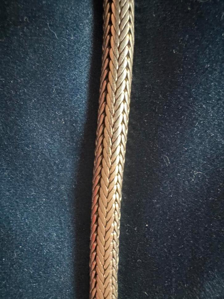 Handgemaakte Zilveren Armband, Sieraden, Tassen en Uiterlijk, Armbanden, Zo goed als nieuw, Zilver, Verzenden