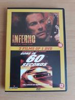 Inferno / Gone in 60 seconds - Jean claude van damme enz.., Cd's en Dvd's, Ophalen of Verzenden, Vanaf 12 jaar, Zo goed als nieuw
