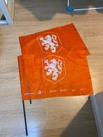 Nederlands elftal vlag 2 stuks, Diversen, Vlaggen en Wimpels, Ophalen of Verzenden, Zo goed als nieuw