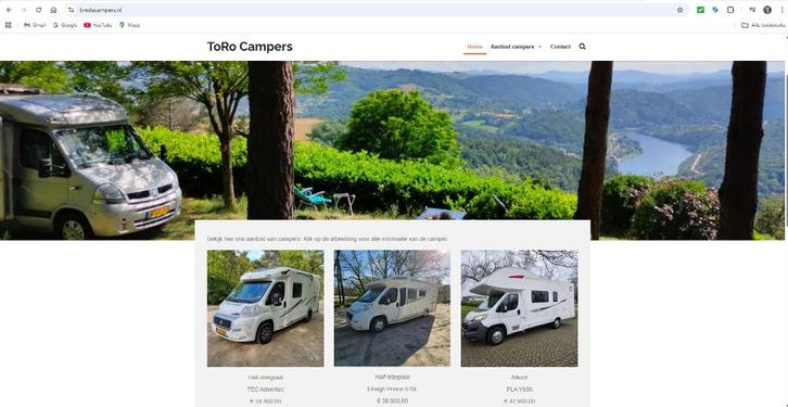 Te koop: camperverhuurbedrijf | 3 campers | website + overig, Zakelijke goederen, Exploitaties en Overnames