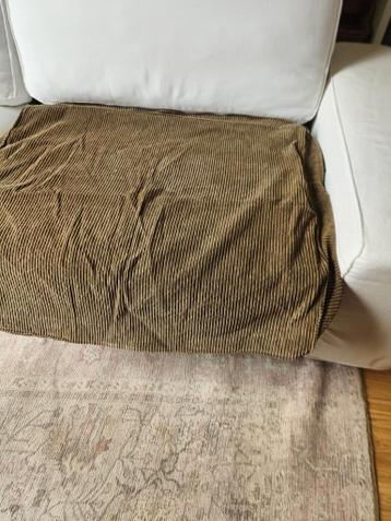 Bruine ribbankhoes voor driezitsbank kivik van ikea - afbeelding 2