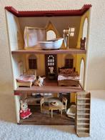 Sylvanian Families House + Frambozenhuis met Spulletjes, Verzamelen, Poppenhuizen en Toebehoren, Ophalen of Verzenden, Gebruikt