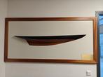 Scheepsmodel ‘Atlantic’ op paneel - wanddecoratie, Ophalen, Gebruikt