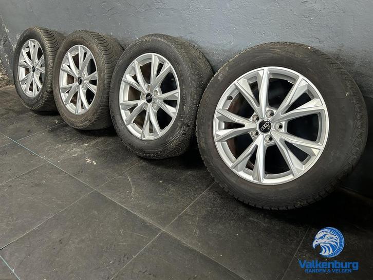 6.5mm! Originele Audi Q3 F3 83A 18 inch velgen 5x112 AllSeas, Auto-onderdelen, Banden en Velgen, Banden en Velgen, All Season