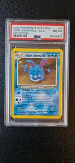 Light Azumarill 1st ed PSA 8, Ophalen of Verzenden, Zo goed als nieuw