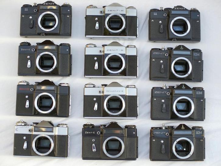 ZENIT M42 body's e.a. (allen ongecontroleerd) (en Praktica), Audio, Tv en Foto, Fotocamera's Analoog, Compact, Overige Merken