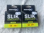 adv 486 / NIEUW set 2 pakjes hybrid elastiek MATRIX 1,00mm, Watersport en Boten, Hengelsport | Algemeen, Ophalen of Verzenden