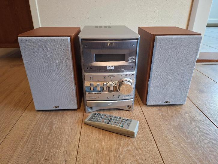JVC Micro system UX-GD6 (met dvd speler), Audio, Tv en Foto, Stereo-sets, Gebruikt, Cd-speler, Dvd-speler, Tuner of Radio, Speakers