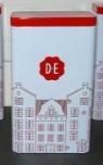 Douwe Egberts koffieblik afbeelding huizen NIEUW ongebruikt, Verzamelen, Ophalen of Verzenden, Nieuw, Gebruiksvoorwerp