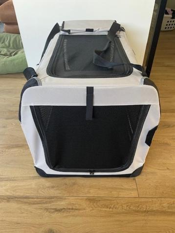opvouwbare hondenbox transportbox hondentas maat L beschikbaar voor biedingen
