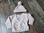 Wedoble vestje met mutsje maatje 50/56, Kinderen en Baby's, Wedoble, Ophalen of Verzenden, Zo goed als nieuw, Truitje of Vestje
