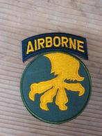 Reproductie 17th Airborne Divisie Patch - Nieuw!, Ophalen of Verzenden, Landmacht, Amerika, Embleem of Badge