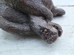 2 SLAPENDE POEZEN / KITTENS / BRONZEN TUINBEELD, Dierenbeeld, Nieuw, Info@huisentuindecoratiemarie.nl, Huis en tuin decoratie marie