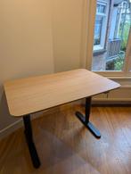 Bekant elektrisch zit-sta bureau (120x80 cm), Huis en Inrichting, Bureaus, Ophalen, Elektrisch, Zo goed als nieuw, Stabureau