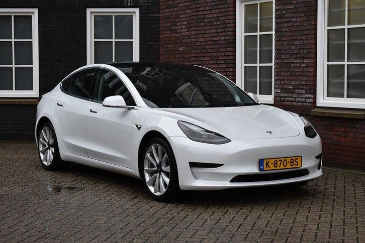 Tesla Model 3 Standard RWD Plus 60 kWh, Auto's, Tesla, Bedrijf, Model 3, ABS, Airbags, Alarm, Bluetooth, Climate control, Dodehoekdetectie