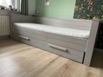 WOOOD Dennis Bedbank - Betongrijs - 73x101x219 cm, Kinderen en Baby's, Kinderkamer | Bedden, 85 tot 100 cm, Gebruikt, Ophalen of Verzenden
