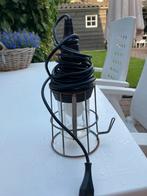 Oude looplamp met lang snoer en ophanghaak, Ophalen of Verzenden, Gebruikt