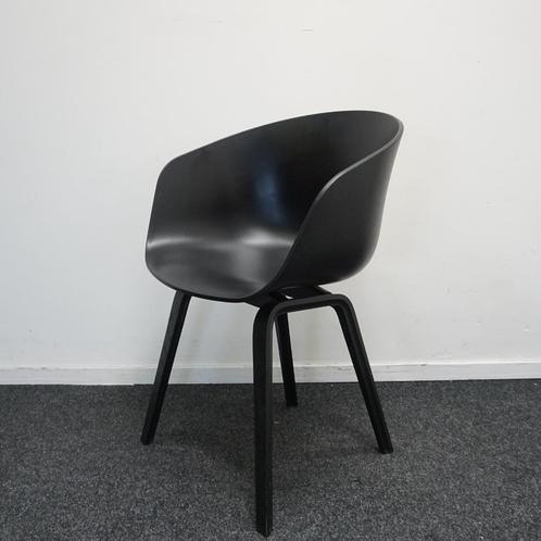 HAY About a Chair AAC 22 Design Stoel | Eetkamerstoel zwart, Huis en Inrichting, Stoelen, Gebruikt, Vijf, Zes of meer stoelen