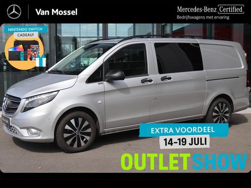 Mercedes-Benz Vito 116 CDI Aut. Dub Cab.|AIRCO/CAMERA/LED/2x, Auto's, Bestelauto's, Bedrijf, Te koop, Mercedes-Benz Certified