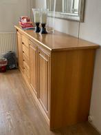 Dressoir licht eiken, Huis en Inrichting, Kasten | Dressoirs, Ophalen, Zo goed als nieuw, 25 tot 50 cm, 200 cm of meer