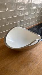 Bugatti Ninnananna Fruitschaal wit en chroom, Antiek en Kunst, Ophalen of Verzenden