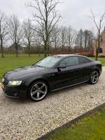 Audi A5 2.0 Tfsi 132KW Coupe Multitronic 2011 Zwart, Auto's, Audi, Zwart, 4 cilinders, 1984 cc, Leder en Stof