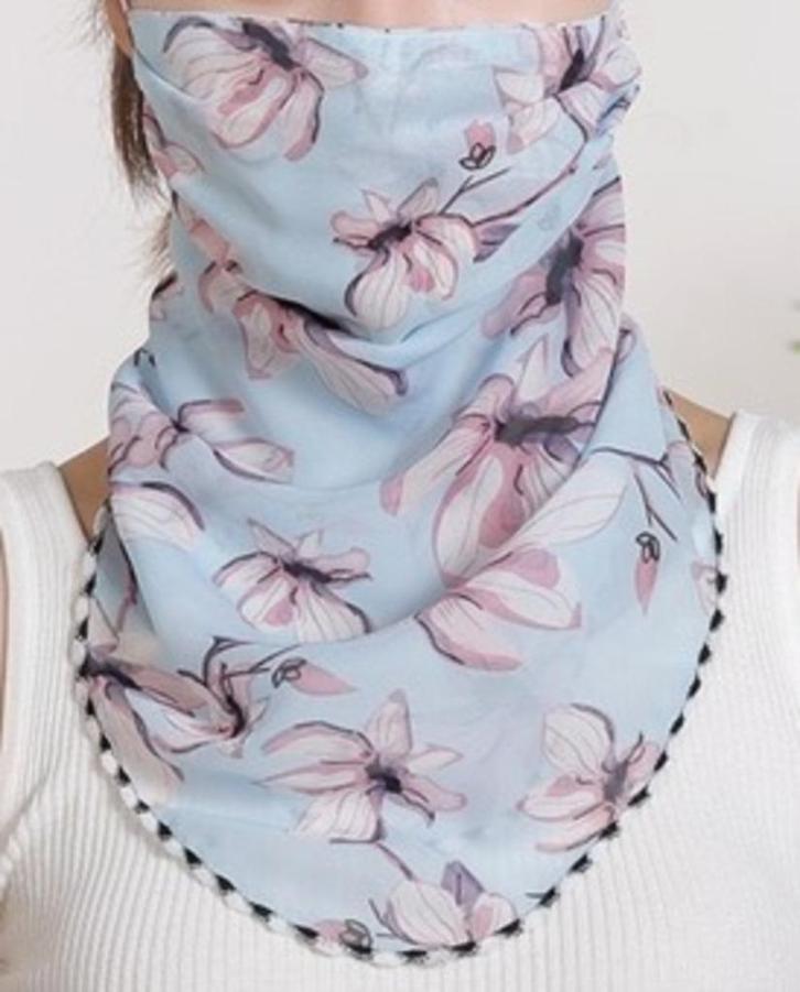 2 zijden achtige sjaal mondmaskers nooit gebruikt, Kleding | Dames, Mutsen, Sjaals en Handschoenen, Nieuw, Sjaal, Maat 34 (XS) of kleiner