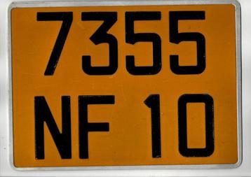 TW2824 Nummerplaat South Africa 20x27 (250 gr)  € 5.= INCL beschikbaar voor biedingen