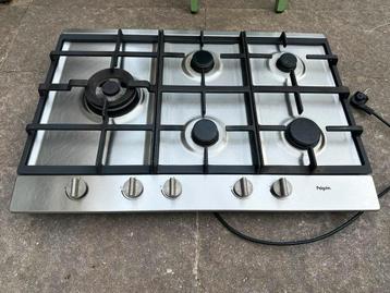 Pelgrim kookplaat 5 pits Gas GK677RSVA wokbrander 75x52,5cm beschikbaar voor biedingen