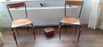 2 Aparte Vintage stoeltjes, Huis en Inrichting, Twee, Ophalen of Verzenden, Zo goed als nieuw