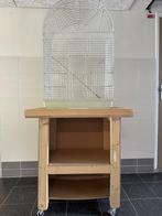 Vogelkooi met standaard, Ophalen, Gebruikt, Hout, Vogelkooi