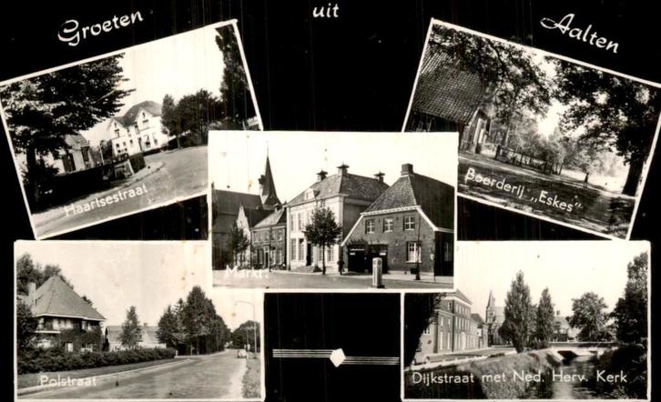 Aalten - Dijkstraat - Ned. Herv. Kerk, Verzamelen, Ansichtkaarten | Nederland, Gelopen, Gelderland, 1960 tot 1980, Ophalen of Verzenden