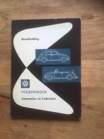 handleiding instructieboekje Volkswagen Kever-Cabrio 1962 NL, Auto diversen, Handleidingen en Instructieboekjes, Ophalen of Verzenden