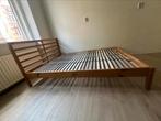 Tarva bed frame grenen + lattenbodems, Gebruikt, Tweepersoons, 200 cm, Hout