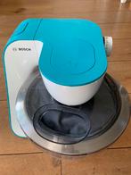 Bosch keukenmachine Mum5 Turquoise, Witgoed en Apparatuur, Keukenmixers, 3 tot 4 liter, Zo goed als nieuw, 3 snelheden of meer