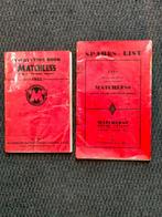 Instructie boekje en onderdelen boekje matchless 1955., Ophalen of Verzenden, Overige merken