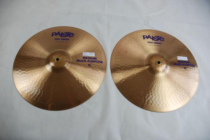 Paiste 900 serie multi purpose medium 1430/1432gr. 16 inch, Muziek en Instrumenten, Instrumenten | Onderdelen, Gebruikt, Drums of Percussie